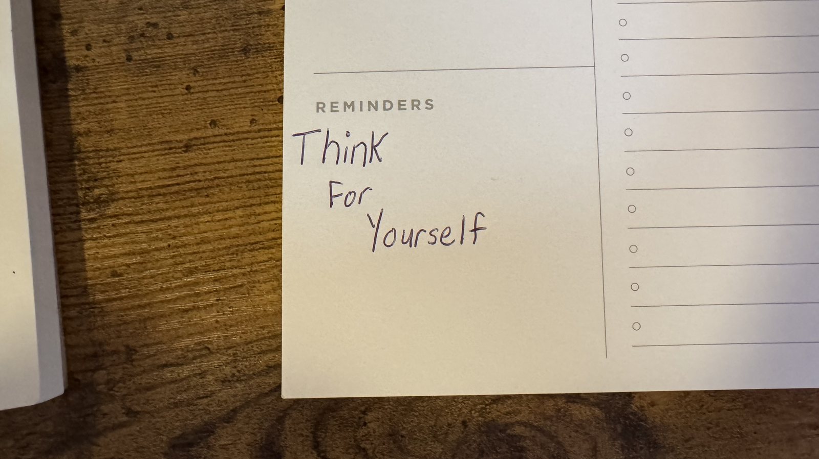 thinkforyourself